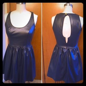 Navy patent leather Vera Wang dress, size 3